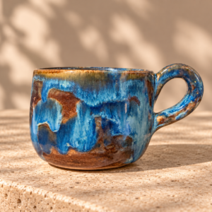 Taza escultórica de cerámica – Arrecife